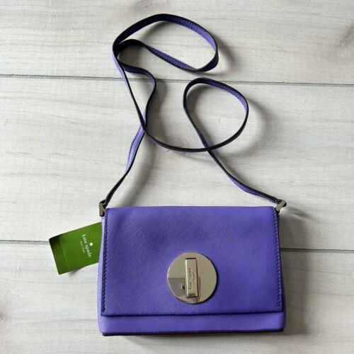 Kate Spade Newbury Lane Sally Crossbody Clutch Handbag Aster Purple