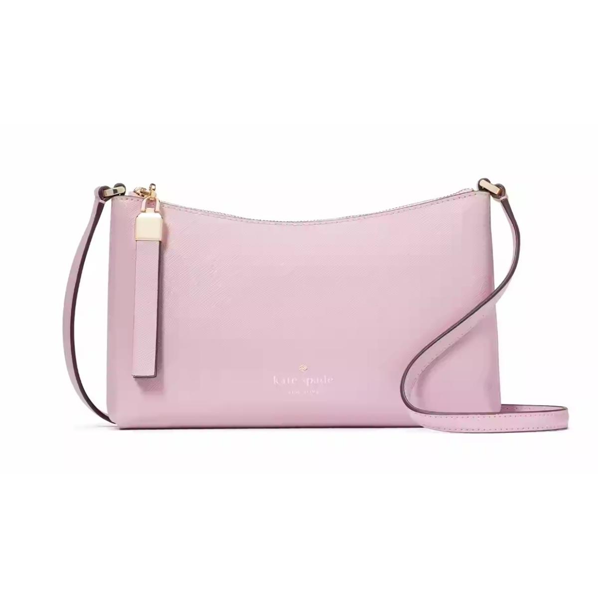 New Kate Spade Sadie Crossbody Saffiano Leather Quartz Pink with Dust Bag