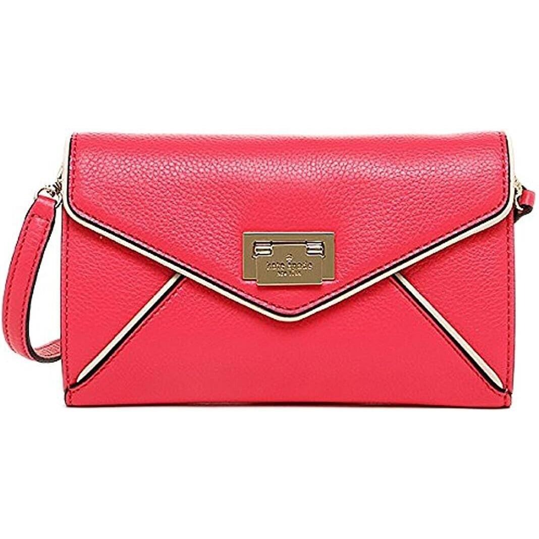 Kate Spade Natalie Wesley Place Leather Clutch Convertible Mini Crossbody