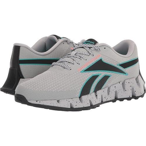 Reebok Men Zig Dynamica 2.0 Sneaker Grey/classic Teal/orange Flare GZ2180 - Pure Grey/Classic Teal/Orange Flare