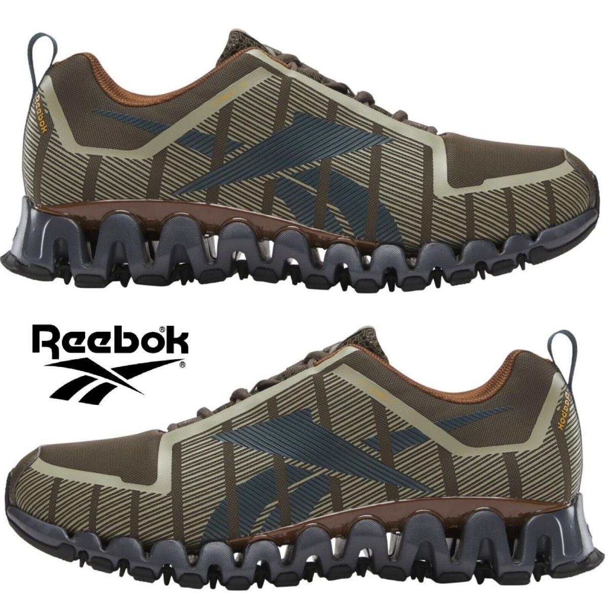 Reebok Zigwild Trail 6 Running Shoes Men`s Sneakers Lightweight Hiking Walking - Beige, Manufacturer: Beige
