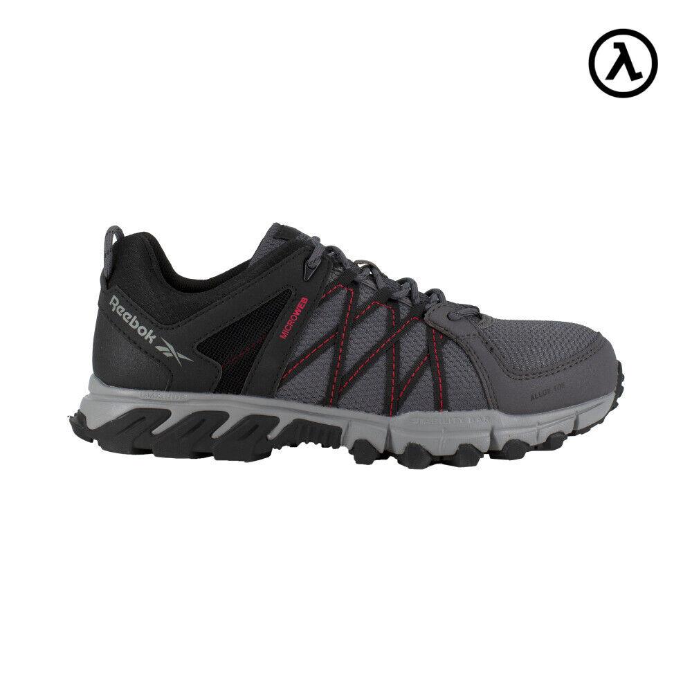 Reebok Trailgrip Work Men`s Athletic Shoe Grey/black Boots RB3402 - All Sizes
