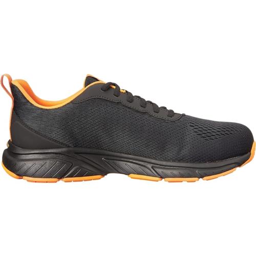 Reebok Mens Comfort Slip-resistant Work Shoes Black/orange Size 9.5 M HQ6244