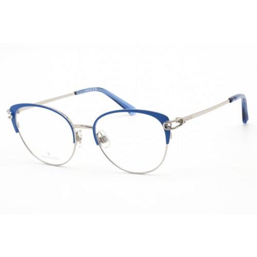 Swarovski SK5397-086-52 Eyeglasses Size 52mm 17mm 140mm Blue Women