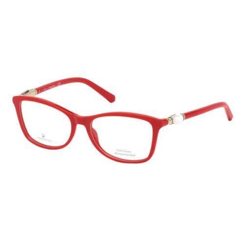 Swarovski SK5336-066-53 Shiny Red Eyeglasses