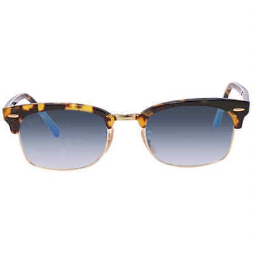 Ray Ban Clubmaster Square Light Blue Gradient Unisex Sunglasses RB3916 13353F 52 - Frame: , Lens: