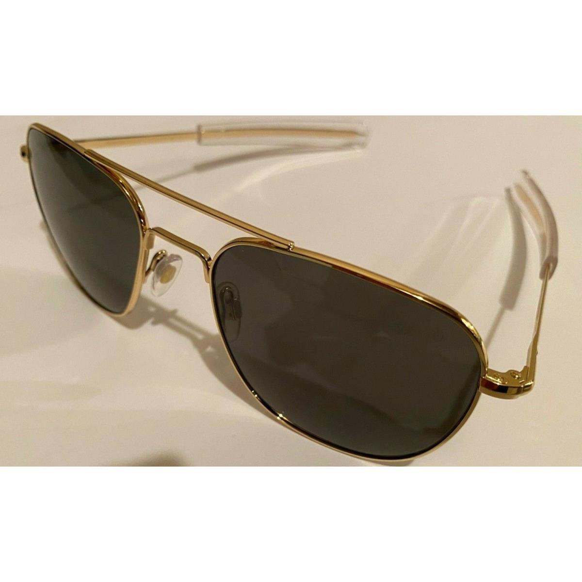 55mm Gold Frames American Optical AO Pilot Sunglasses