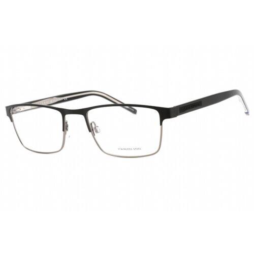 Tommy Hilfiger Men`s Eyeglasses Matte Black Dark Ruthenium Frame TH 1944 0RZZ 00