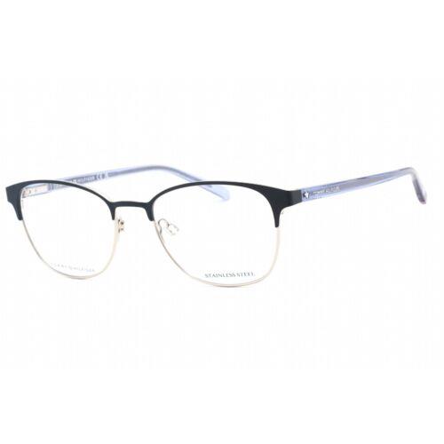 Tommy Hilfiger Women`s Eyeglasses Matte Blue Metal Frame TH 1749 0FLL 00