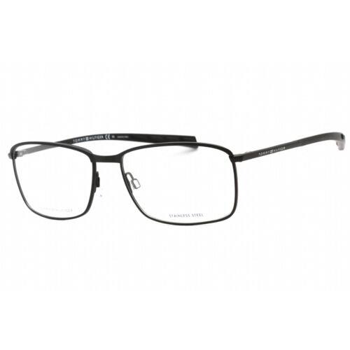Tommy Hilfiger Women`s Eyeglasses Matte Black Metal Frame TH 1954 0003 00