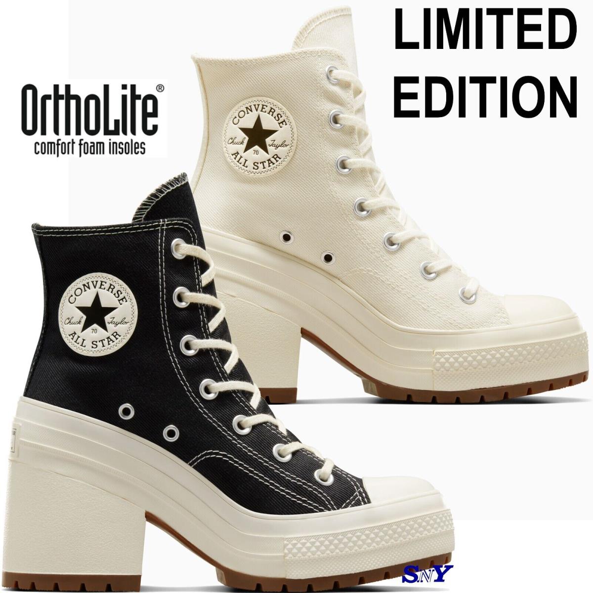 Converse Women`s Chuck 70 De Luxe Heel Limited Edition Premium Shoes