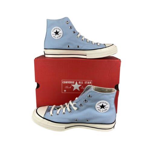 Converse Chuck 70 Hi Light Armory Blue Egret Shoes Mens Size 9.5 A00459C