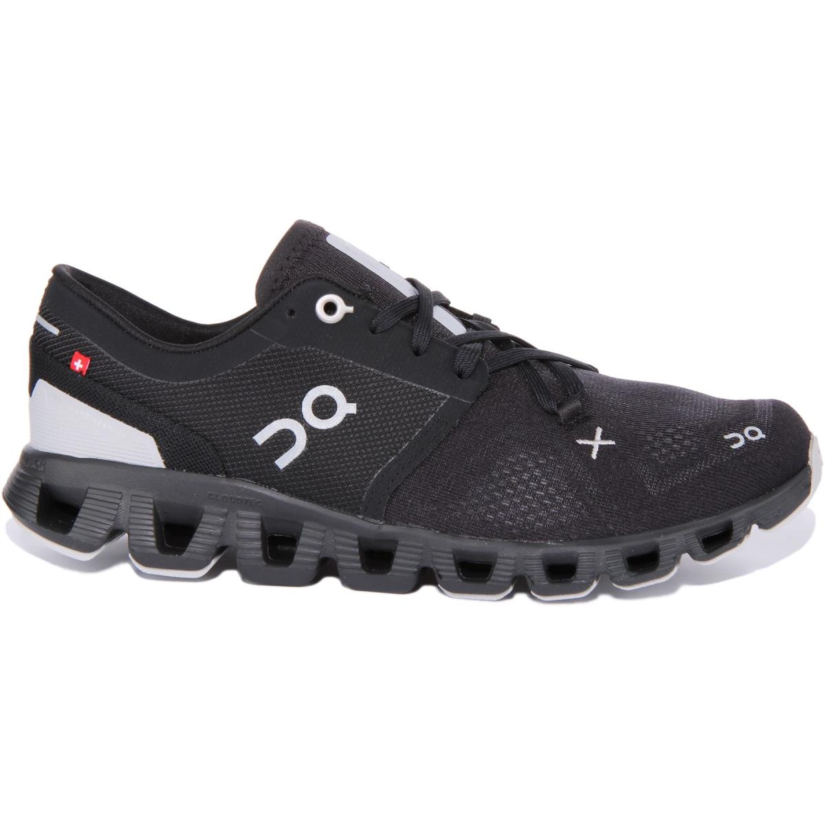 On Running Cloud X 3 Everyday Running Shoes Black Womens US 5 - 10