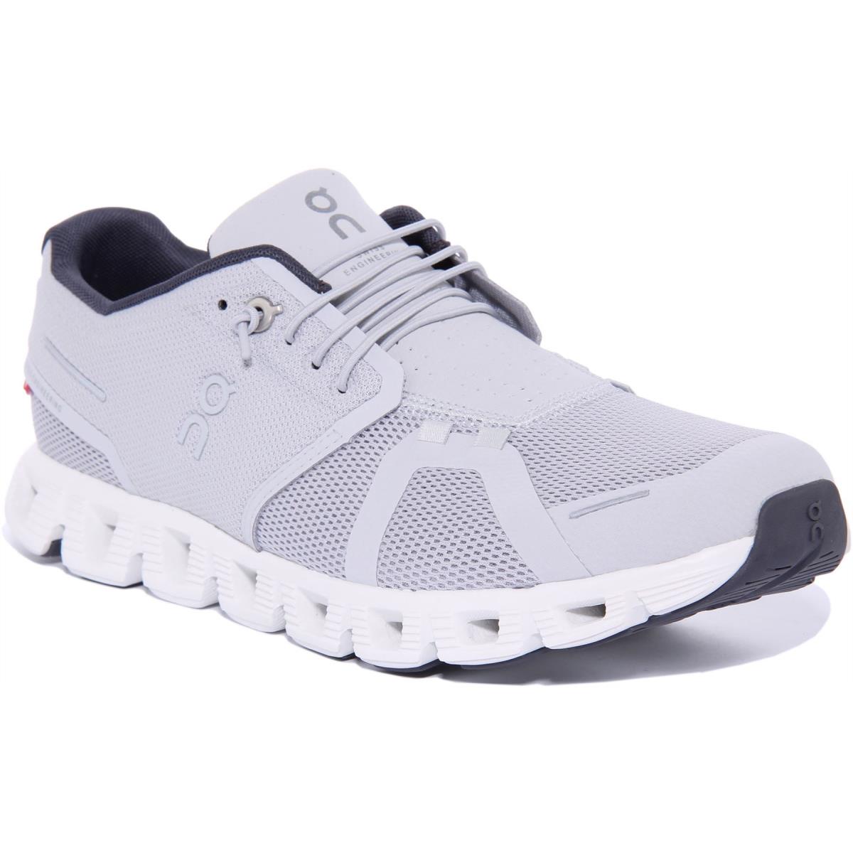 On Running Cloud 5 Mesh Running Shoes Light Grey Mens Size US 7 - 13 LIGHT GREY