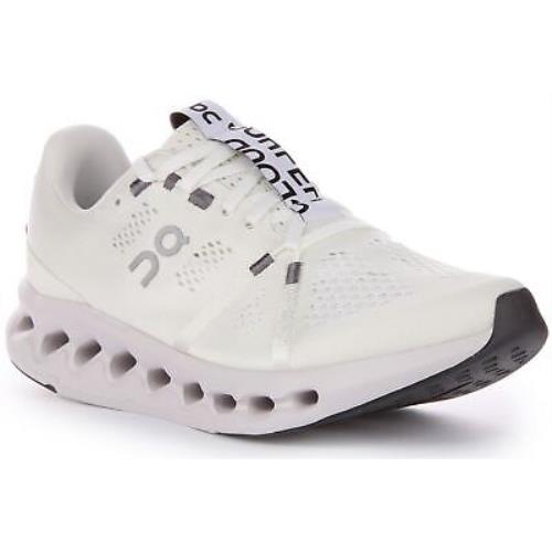 On Running Cloudsurfer Lace Up Mesh Running Shoe White Womens Size US 5 - 10 - WHITE