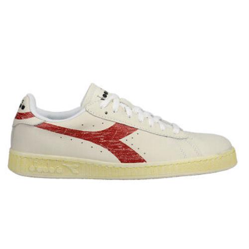 Diadora Game L Low Retro Lace Up Mens Off White Sneakers Casual Shoes 179268-C5