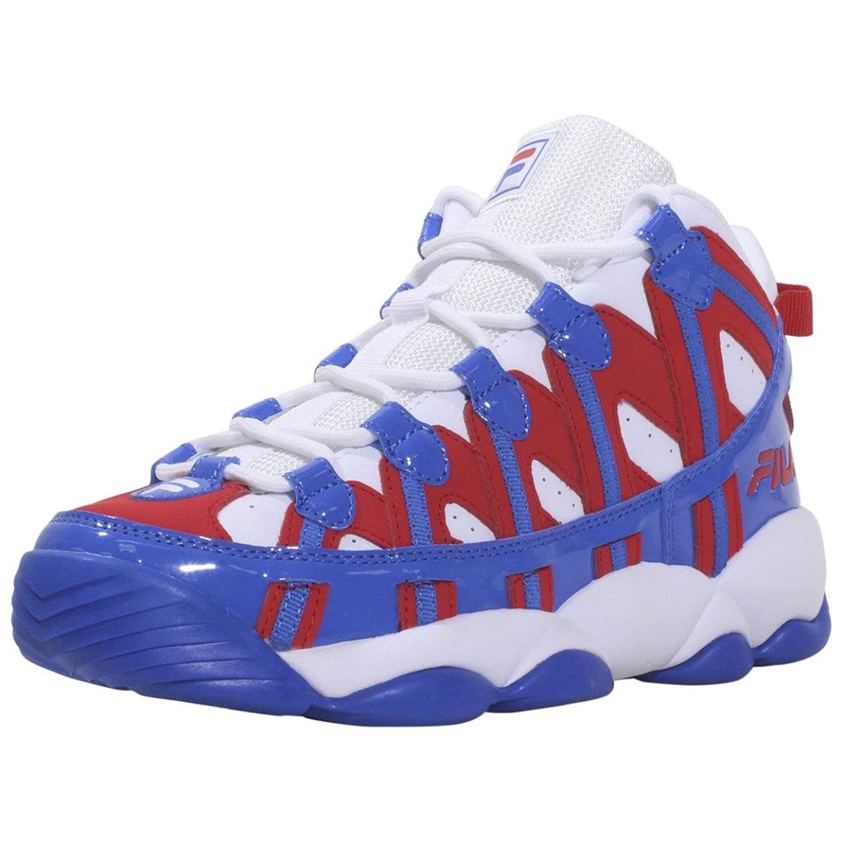 Fila Mens Stackhouse Spaghetti White/red/prince Blue - 1Bm01268-125 White / Fila - White / Fila Red / Prince Blue