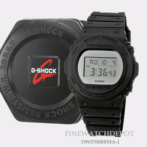 Casio Mens`s G-shock 35TH Anniversary Black Round Watch DW5700BBMA-1