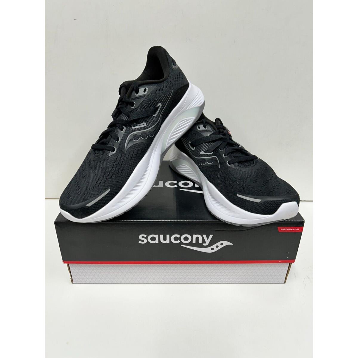Saucony Guide 16 Women`s Running Shoes Black/White (05)
