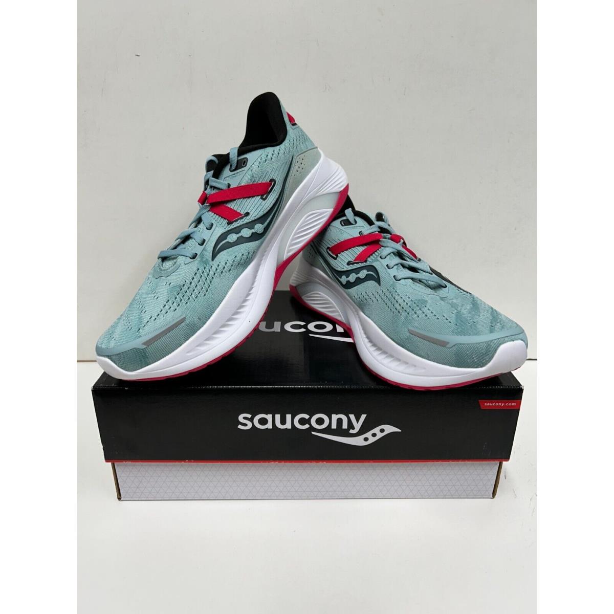Saucony Guide 16 Women`s Running Shoes Mineral/Rose (16)