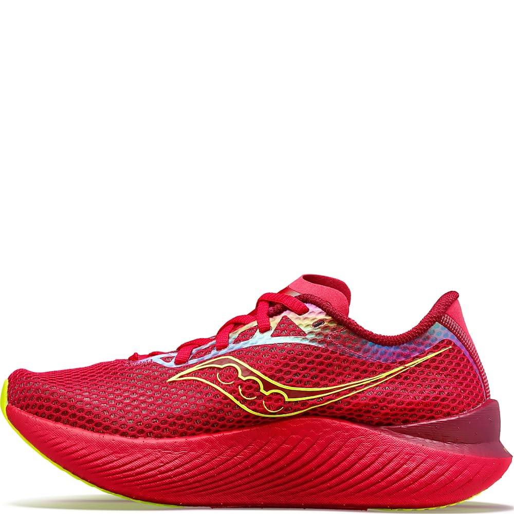 Saucony Women`s Endorphin Pro 3 Running Shoe Red/Rose