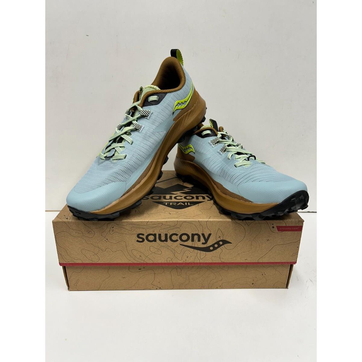 Saucony Peregrine 13 Women`s Running Shoes Glacier/Bronze (20)