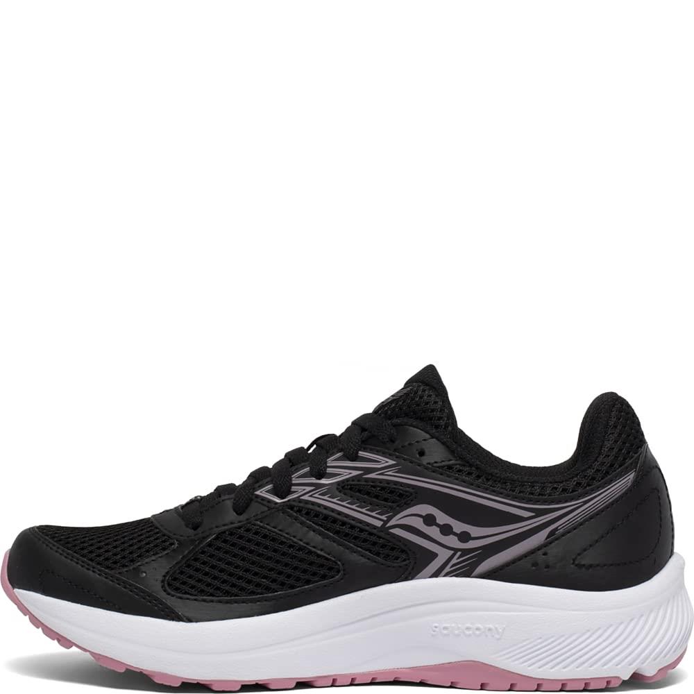 Saucony Women`s Cohesion 14 Road Running Shoe Black/Pink
