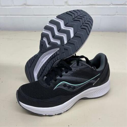 Saucony Cohesion 15 Running Shoes Women`s Size US 7 Black/meadow