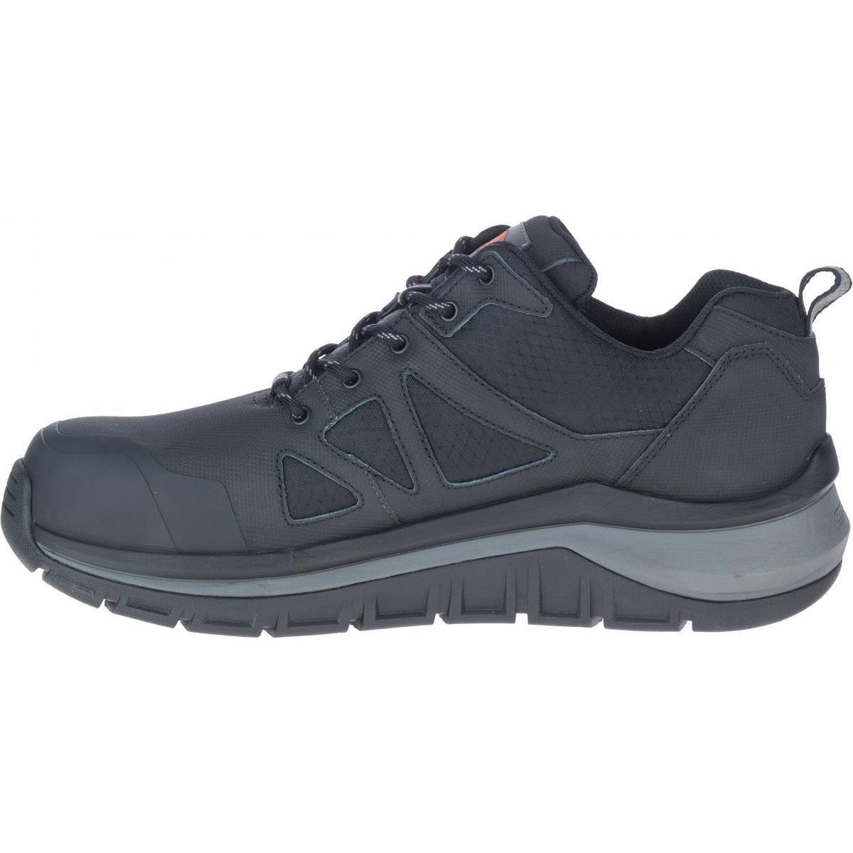 Merrell Work Men`s Fullbench Speed Carbon Fiber Toe Work Shoe Black - J003325 B