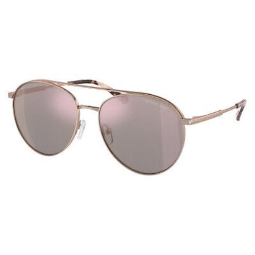 Michael Kors MK1138 Sunglasses Rose Gold / Rose Gold Mirrored