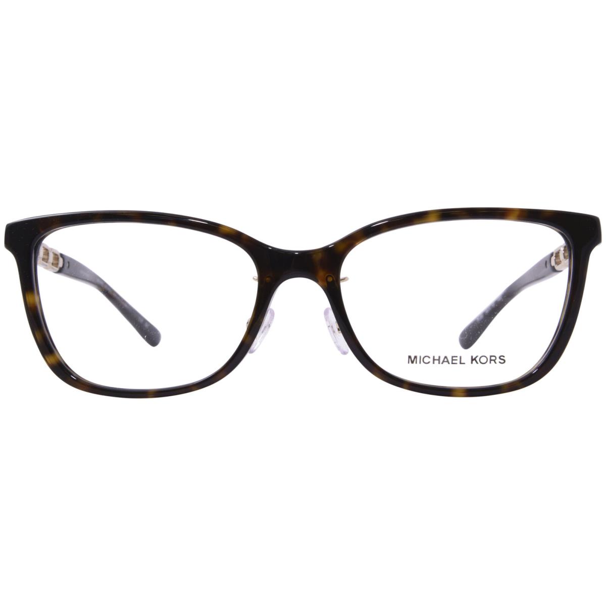 Michael Kors Greve MK4097 3006 Eyeglasses Women`s Dark Tortoise Full Rim 52mm