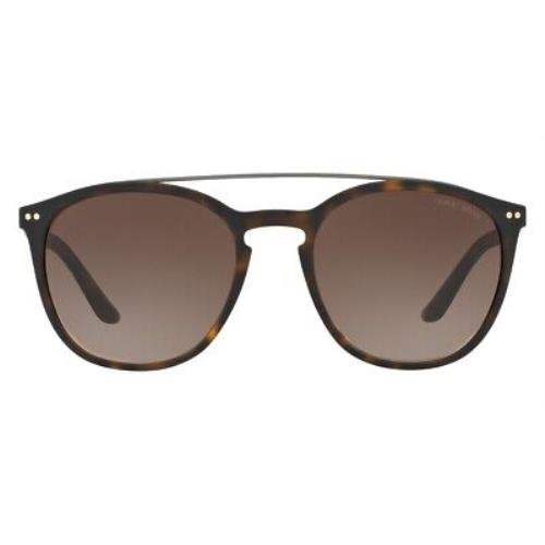 Giorgio Armani AR8088 Sunglasses Women Havana Oval 53mm