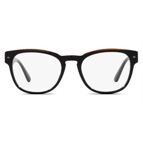 Giorgio Armani AR7223 Eyeglasses Men Black/brown Wayfarer 52mm