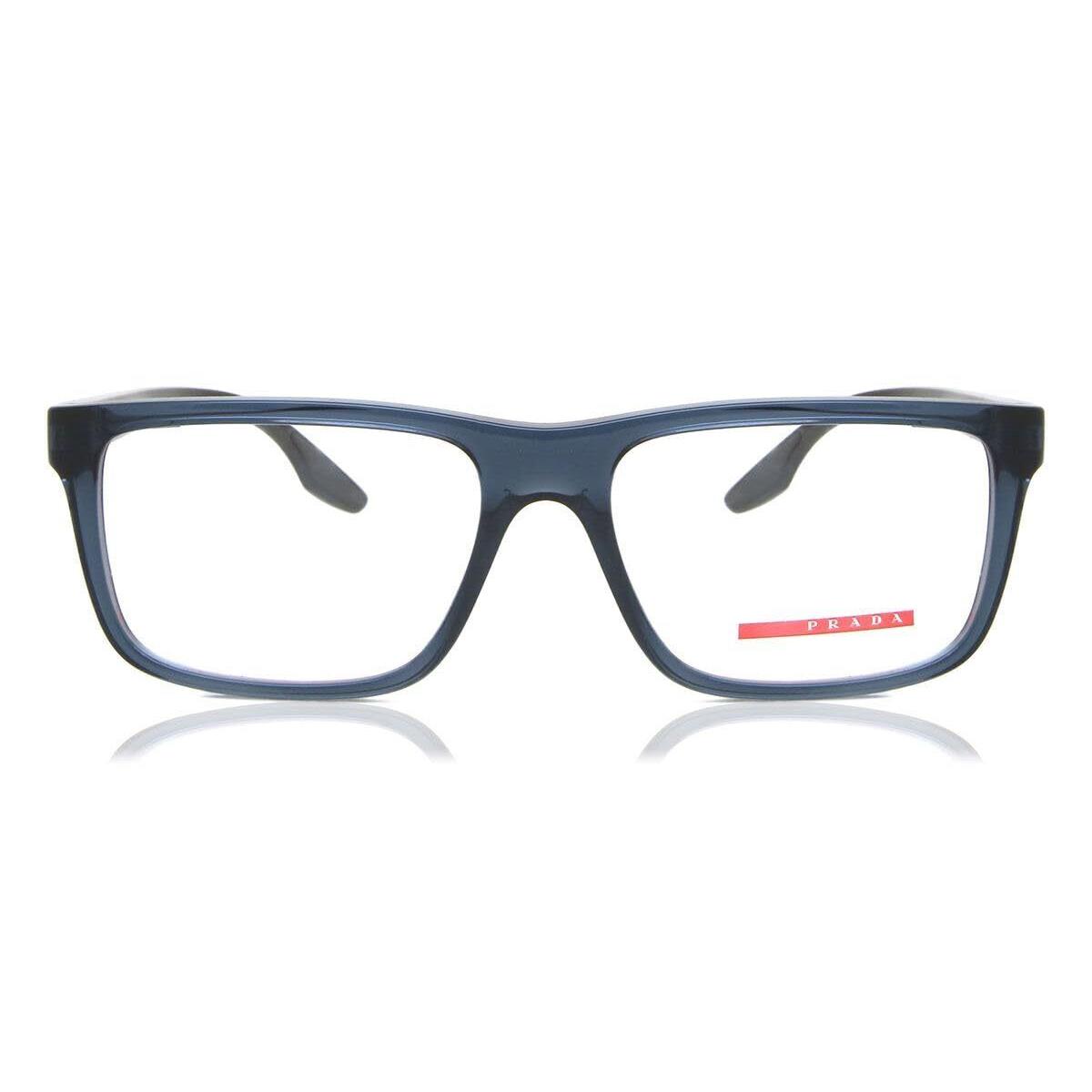 Prada Sport Eyeglasses PS02OV CZH1O1 55mm Blue Transparent / Demo Lens