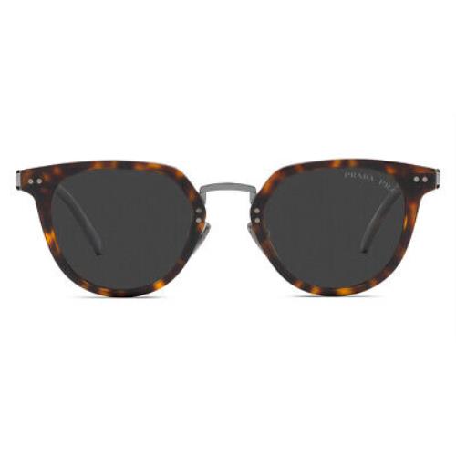 Prada PR 17YS Sunglasses Tortoise Polarized Black 49mm