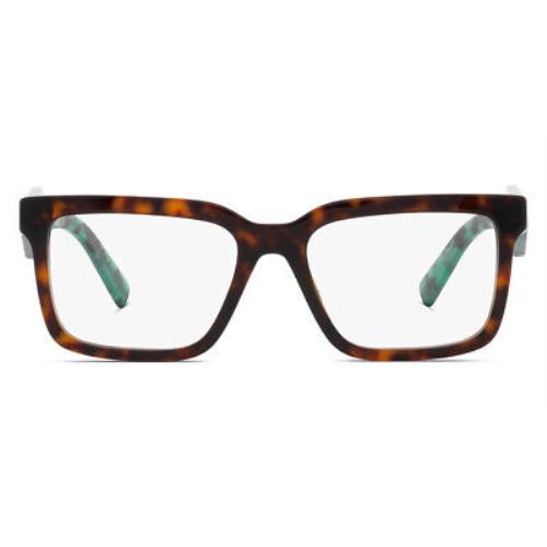 Prada PR 10YV Eyeglasses Women Tortoise Square 54mm