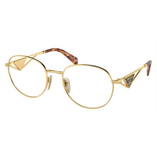Prada PR Eyeglasses Women Gold 54mm