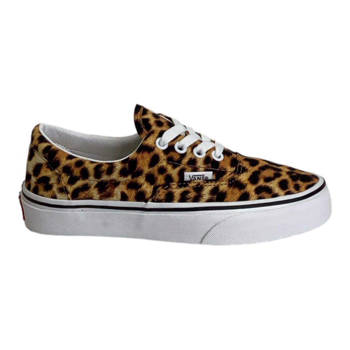 Vans Era Skating Shoes Leopard Black/true White M 4 W 5.5 EU 35