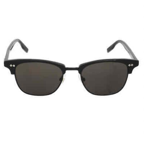Montblanc Grey Square Men`s Sunglasses MB0173S 001 52 MB0173S 001 52