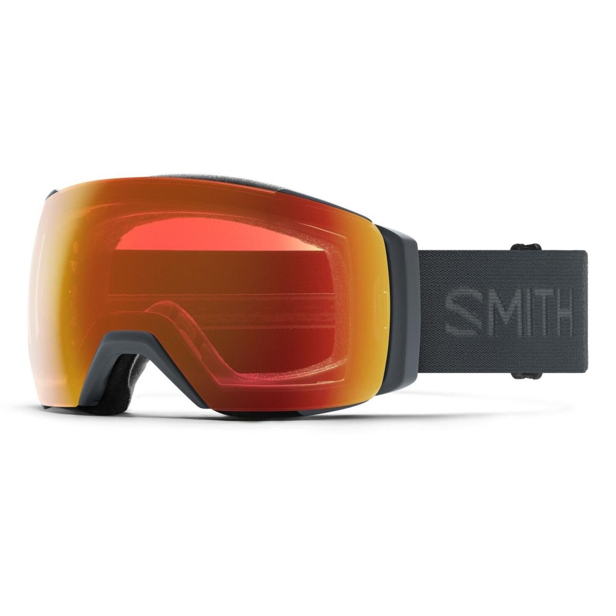 Smith I/o Mag XL Ski / Snow Goggles Slate Frame Everyday Red Mirror + Bonus
