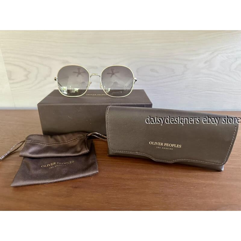 Oliver Peoples 0OV1255S 50353C Mehrie Sunglasses Soft Gold Gradient Grey