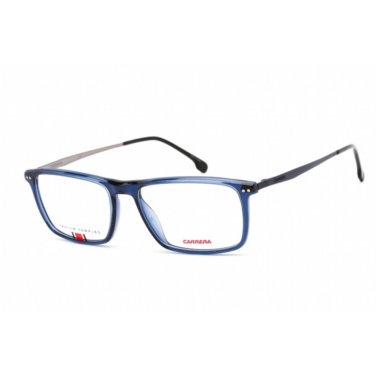 Carrera Unisex Eyeglasses Blue Rectangular Frame Clear Lens Carrera 8866 0PJP 00 - Frame: Blue, Lens: Clear Lens