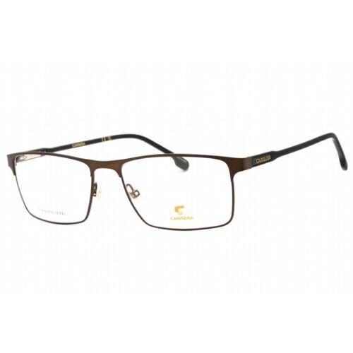 Carrera Men`s Eyeglasses Matte Bronze Rectangular Frame Carrera 226 0VZH 00