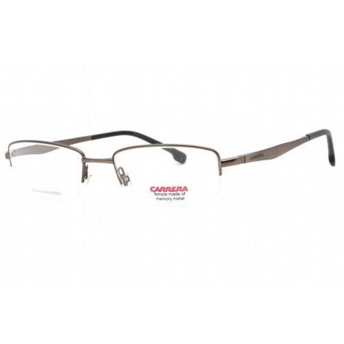 Carrera Men`s Eyeglasses Matte Dark Ruthenium Half Rim Carrera 8860 0R80 00