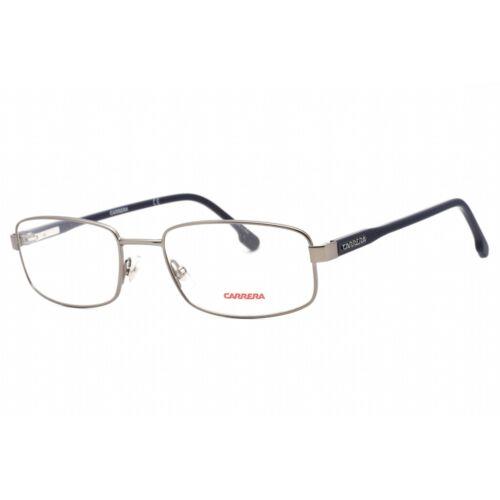 Carrera Men`s Eyeglasses Matte Dark Ruthenium Rectangular Carrera 264 0R80 00