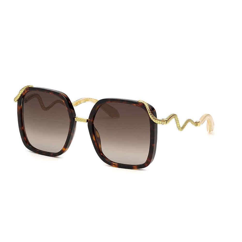 Roberto Cavalli SRC003M Brown Yellow Havana 0743 Brown/yellow 0743 Sunglasses