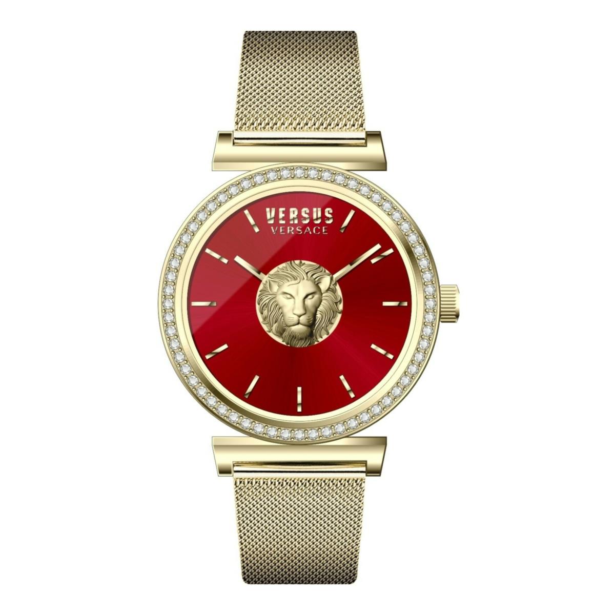 Versus Versace Womens Brick Lane 34mm Bracelet Fashion Watch