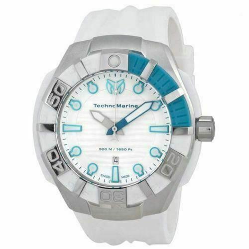 Technomarine 512003S Black Reef White Dial Stainless Steel Men`s Watch