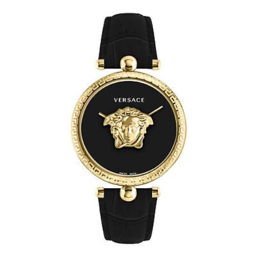 Versace Womens Gold 39mm Strap Fashion Watch