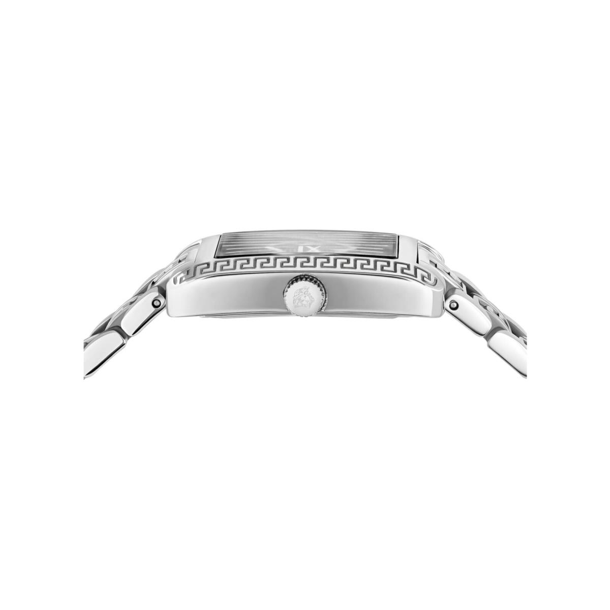 Versace Womens Tonneau Stainless Steel 23mm Bracelet Fashion Watch
